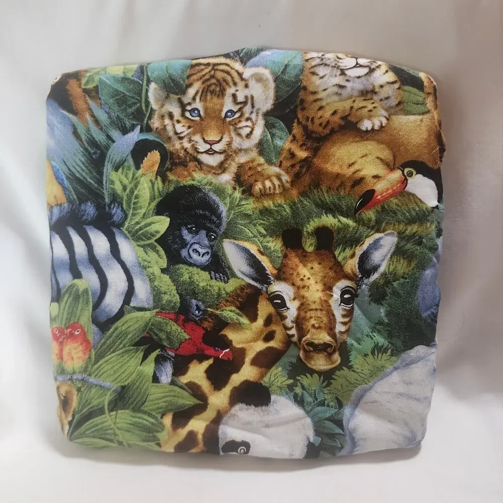 Animal Print Full Coverage QSnap Dust Guard Cover 8 inch Elastic Handmade B16